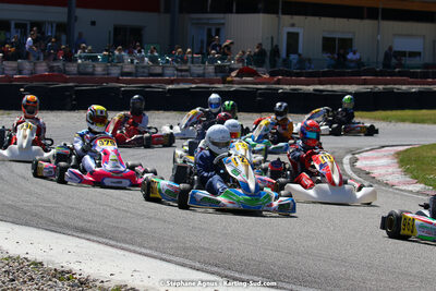 16 & 17/04/2022 : 3ème manche du Championnat du Sud 2022 au circuit d’Aigues-Vives (photos Stéphane Agnus) 2022 — karting