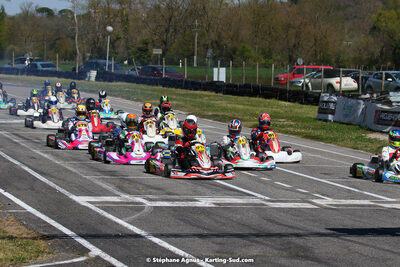 16 & 17/04/2022 : 3ème manche du Championnat du Sud 2022 au circuit d’Aigues-Vives (photos Stéphane Agnus) 2022 — karting