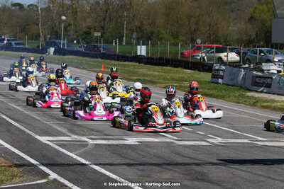 16 & 17/04/2022 : 3ème manche du Championnat du Sud 2022 au circuit d’Aigues-Vives (photos Stéphane Agnus) 2022 — karting