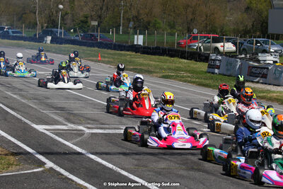 16 & 17/04/2022 : 3ème manche du Championnat du Sud 2022 au circuit d’Aigues-Vives (photos Stéphane Agnus) 2022 — karting