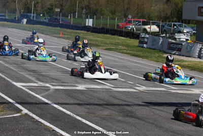 16 & 17/04/2022 : 3ème manche du Championnat du Sud 2022 au circuit d’Aigues-Vives (photos Stéphane Agnus) 2022 — karting