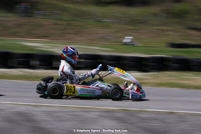 16 & 17/04/2022 : 3ème manche du Championnat du Sud 2022 au circuit d’Aigues-Vives (photos Stéphane Agnus) 2022 — karting
