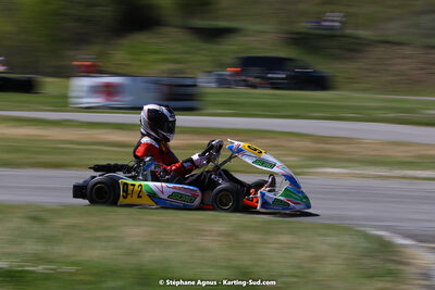 16 & 17/04/2022 : 3ème manche du Championnat du Sud 2022 au circuit d’Aigues-Vives (photos Stéphane Agnus) 2022 — karting