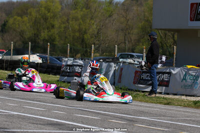 16 & 17/04/2022 : 3ème manche du Championnat du Sud 2022 au circuit d’Aigues-Vives (photos Stéphane Agnus) 2022 — karting