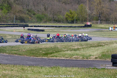 16 & 17/04/2022 : 3ème manche du Championnat du Sud 2022 au circuit d’Aigues-Vives (photos Stéphane Agnus) 2022 — karting