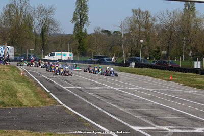 16 & 17/04/2022 : 3ème manche du Championnat du Sud 2022 au circuit d’Aigues-Vives (photos Stéphane Agnus) 2022 — karting