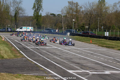 16 & 17/04/2022 : 3ème manche du Championnat du Sud 2022 au circuit d’Aigues-Vives (photos Stéphane Agnus) 2022 — karting