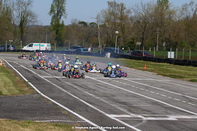 16 & 17/04/2022 : 3ème manche du Championnat du Sud 2022 au circuit d’Aigues-Vives (photos Stéphane Agnus) 2022 — karting