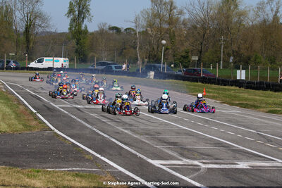 16 & 17/04/2022 : 3ème manche du Championnat du Sud 2022 au circuit d’Aigues-Vives (photos Stéphane Agnus) 2022 — karting