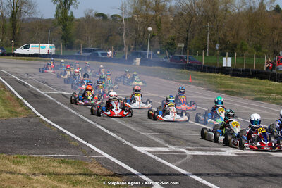 16 & 17/04/2022 : 3ème manche du Championnat du Sud 2022 au circuit d’Aigues-Vives (photos Stéphane Agnus) 2022 — karting