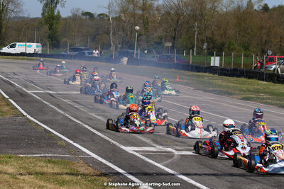 16 & 17/04/2022 : 3ème manche du Championnat du Sud 2022 au circuit d’Aigues-Vives (photos Stéphane Agnus) 2022 — karting