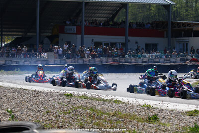 16 & 17/04/2022 : 3ème manche du Championnat du Sud 2022 au circuit d’Aigues-Vives (photos Stéphane Agnus) 2022 — karting