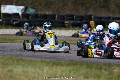 16 & 17/04/2022 : 3ème manche du Championnat du Sud 2022 au circuit d’Aigues-Vives (photos Stéphane Agnus) 2022 — karting