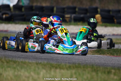 16 & 17/04/2022 : 3ème manche du Championnat du Sud 2022 au circuit d’Aigues-Vives (photos Stéphane Agnus) 2022 — karting