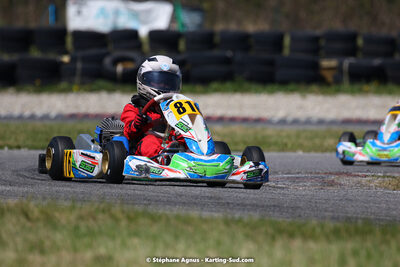 16 & 17/04/2022 : 3ème manche du Championnat du Sud 2022 au circuit d’Aigues-Vives (photos Stéphane Agnus) 2022 — karting