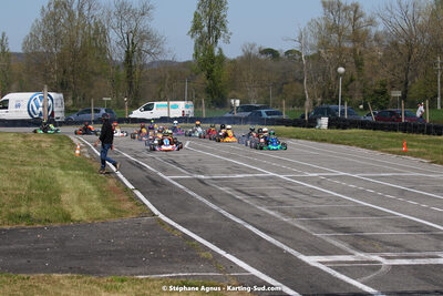 16 & 17/04/2022 : 3ème manche du Championnat du Sud 2022 au circuit d’Aigues-Vives (photos Stéphane Agnus) 2022 — karting