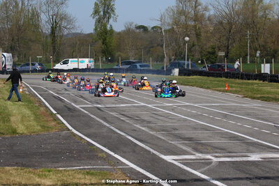 16 & 17/04/2022 : 3ème manche du Championnat du Sud 2022 au circuit d’Aigues-Vives (photos Stéphane Agnus) 2022 — karting