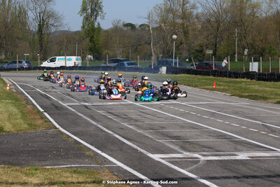 16 & 17/04/2022 : 3ème manche du Championnat du Sud 2022 au circuit d’Aigues-Vives (photos Stéphane Agnus) 2022 — karting