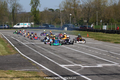 16 & 17/04/2022 : 3ème manche du Championnat du Sud 2022 au circuit d’Aigues-Vives (photos Stéphane Agnus) 2022 — karting