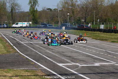 16 & 17/04/2022 : 3ème manche du Championnat du Sud 2022 au circuit d’Aigues-Vives (photos Stéphane Agnus) 2022 — karting