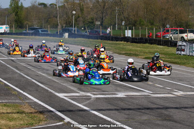 16 & 17/04/2022 : 3ème manche du Championnat du Sud 2022 au circuit d’Aigues-Vives (photos Stéphane Agnus) 2022 — karting