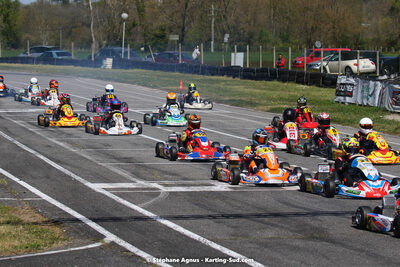 16 & 17/04/2022 : 3ème manche du Championnat du Sud 2022 au circuit d’Aigues-Vives (photos Stéphane Agnus) 2022 — karting