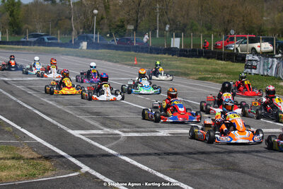 16 & 17/04/2022 : 3ème manche du Championnat du Sud 2022 au circuit d’Aigues-Vives (photos Stéphane Agnus) 2022 — karting