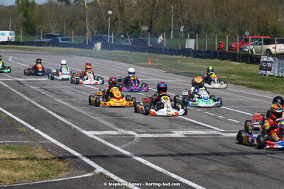 16 & 17/04/2022 : 3ème manche du Championnat du Sud 2022 au circuit d’Aigues-Vives (photos Stéphane Agnus) 2022 — karting