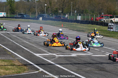 16 & 17/04/2022 : 3ème manche du Championnat du Sud 2022 au circuit d’Aigues-Vives (photos Stéphane Agnus) 2022 — karting