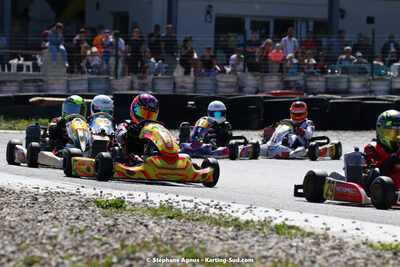 16 & 17/04/2022 : 3ème manche du Championnat du Sud 2022 au circuit d’Aigues-Vives (photos Stéphane Agnus) 2022 — karting