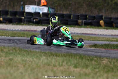 16 & 17/04/2022 : 3ème manche du Championnat du Sud 2022 au circuit d’Aigues-Vives (photos Stéphane Agnus) 2022 — karting