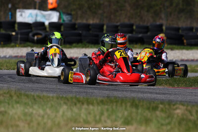 16 & 17/04/2022 : 3ème manche du Championnat du Sud 2022 au circuit d’Aigues-Vives (photos Stéphane Agnus) 2022 — karting
