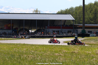 16 & 17/04/2022 : 3ème manche du Championnat du Sud 2022 au circuit d’Aigues-Vives (photos Stéphane Agnus) 2022 — karting