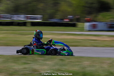16 & 17/04/2022 : 3ème manche du Championnat du Sud 2022 au circuit d’Aigues-Vives (photos Stéphane Agnus) 2022 — karting