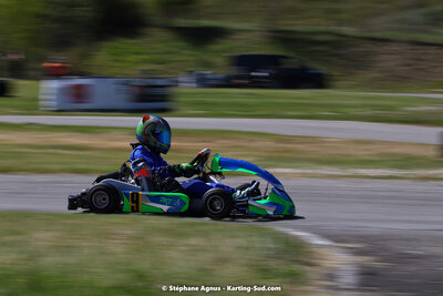 16 & 17/04/2022 : 3ème manche du Championnat du Sud 2022 au circuit d’Aigues-Vives (photos Stéphane Agnus) 2022 — karting