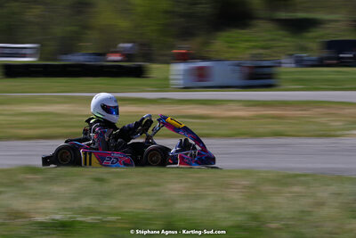16 & 17/04/2022 : 3ème manche du Championnat du Sud 2022 au circuit d’Aigues-Vives (photos Stéphane Agnus) 2022 — karting