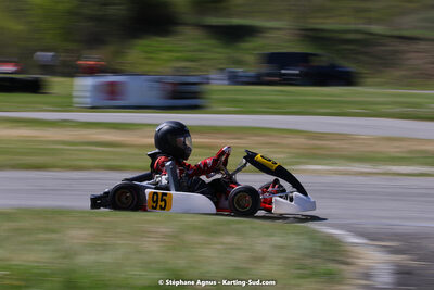 16 & 17/04/2022 : 3ème manche du Championnat du Sud 2022 au circuit d’Aigues-Vives (photos Stéphane Agnus) 2022 — karting