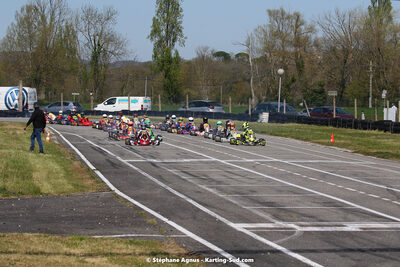 16 & 17/04/2022 : 3ème manche du Championnat du Sud 2022 au circuit d’Aigues-Vives (photos Stéphane Agnus) 2022 — karting