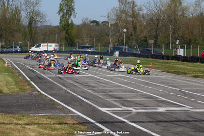 16 & 17/04/2022 : 3ème manche du Championnat du Sud 2022 au circuit d’Aigues-Vives (photos Stéphane Agnus) 2022 — karting