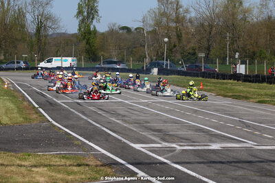 16 & 17/04/2022 : 3ème manche du Championnat du Sud 2022 au circuit d’Aigues-Vives (photos Stéphane Agnus) 2022 — karting