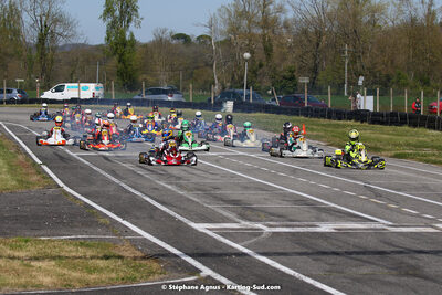 16 & 17/04/2022 : 3ème manche du Championnat du Sud 2022 au circuit d’Aigues-Vives (photos Stéphane Agnus) 2022 — karting