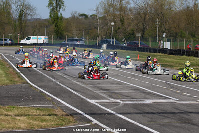 16 & 17/04/2022 : 3ème manche du Championnat du Sud 2022 au circuit d’Aigues-Vives (photos Stéphane Agnus) 2022 — karting