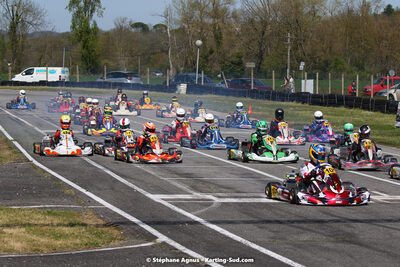 16 & 17/04/2022 : 3ème manche du Championnat du Sud 2022 au circuit d’Aigues-Vives (photos Stéphane Agnus) 2022 — karting