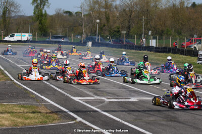 16 & 17/04/2022 : 3ème manche du Championnat du Sud 2022 au circuit d’Aigues-Vives (photos Stéphane Agnus) 2022 — karting