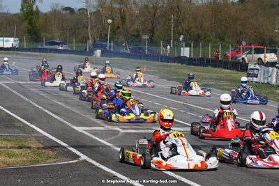 16 & 17/04/2022 : 3ème manche du Championnat du Sud 2022 au circuit d’Aigues-Vives (photos Stéphane Agnus) 2022 — karting