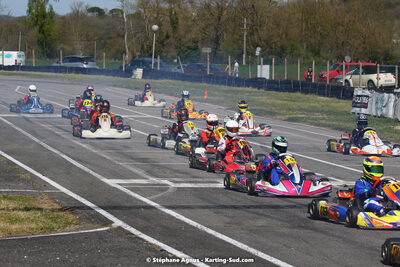 16 & 17/04/2022 : 3ème manche du Championnat du Sud 2022 au circuit d’Aigues-Vives (photos Stéphane Agnus) 2022 — karting