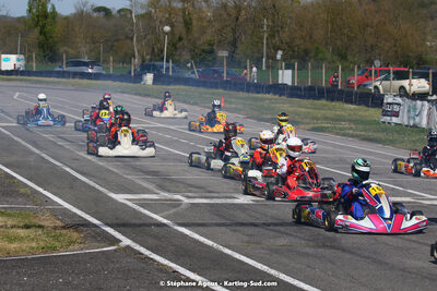 16 & 17/04/2022 : 3ème manche du Championnat du Sud 2022 au circuit d’Aigues-Vives (photos Stéphane Agnus) 2022 — karting
