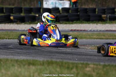 16 & 17/04/2022 : 3ème manche du Championnat du Sud 2022 au circuit d’Aigues-Vives (photos Stéphane Agnus) 2022 — karting