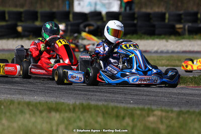 16 & 17/04/2022 : 3ème manche du Championnat du Sud 2022 au circuit d’Aigues-Vives (photos Stéphane Agnus) 2022 — karting