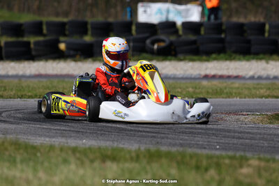 16 & 17/04/2022 : 3ème manche du Championnat du Sud 2022 au circuit d’Aigues-Vives (photos Stéphane Agnus) 2022 — karting